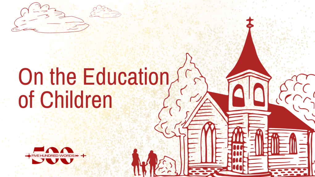 On the Education of&nbsp;Children